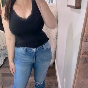 Banana Republic black camisole stretchy top size small